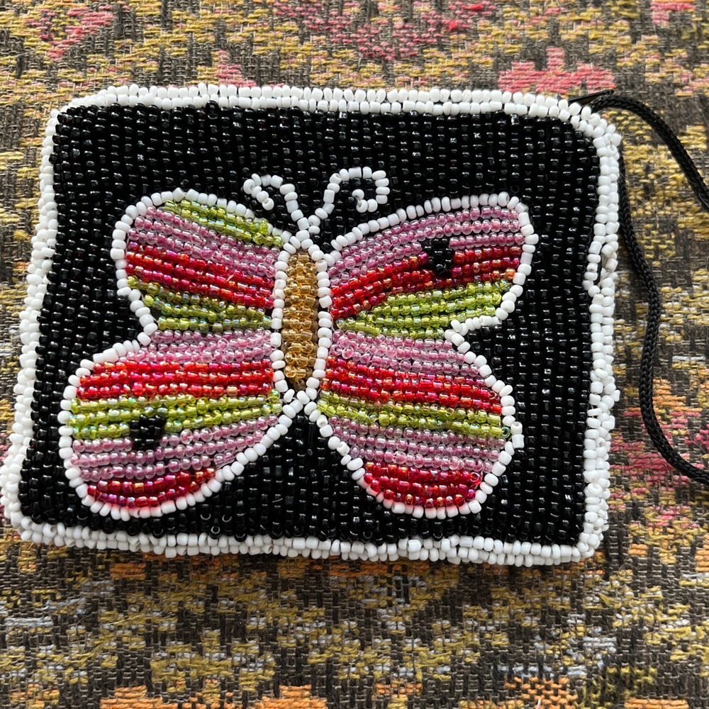 Beaded Butterfly Change Purse - Picture 5 of 5